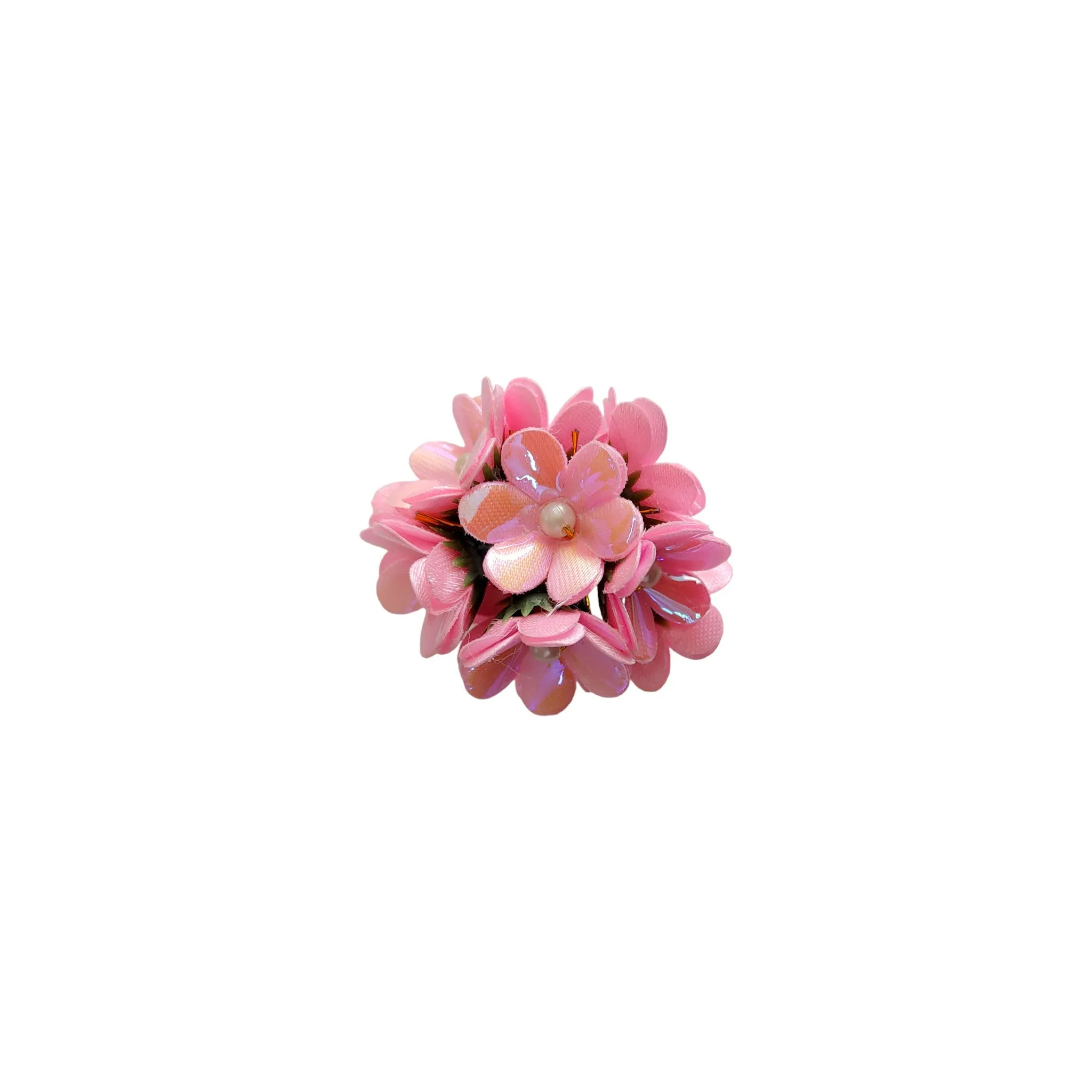 60 Pieces Small Rembo Fabric Craft and Decoration Flower for Craft Decor or Various Events - Design 138