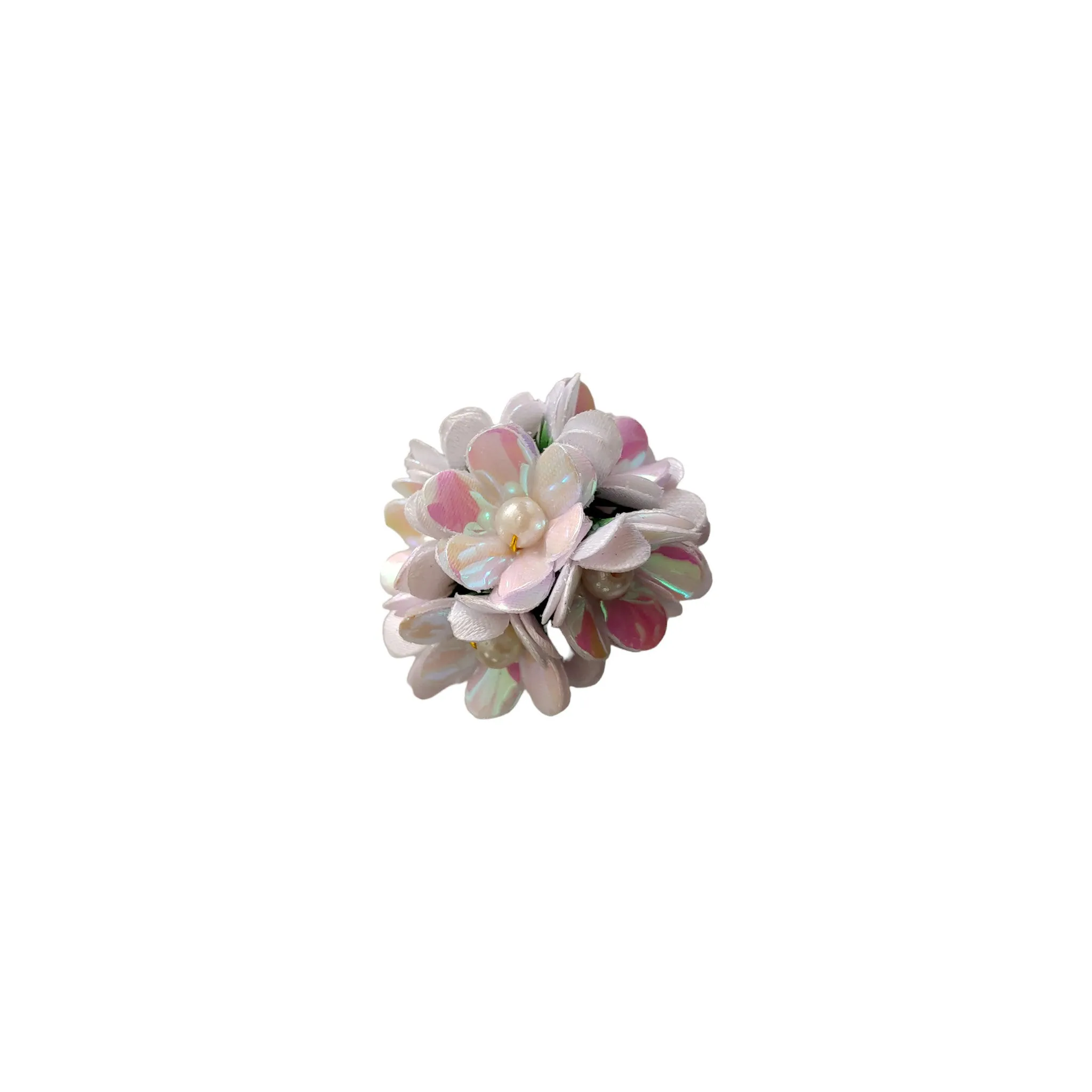 60 Pieces Small Rembo Fabric Craft and Decoration Flower for Craft Decor or Various Events - Design 138