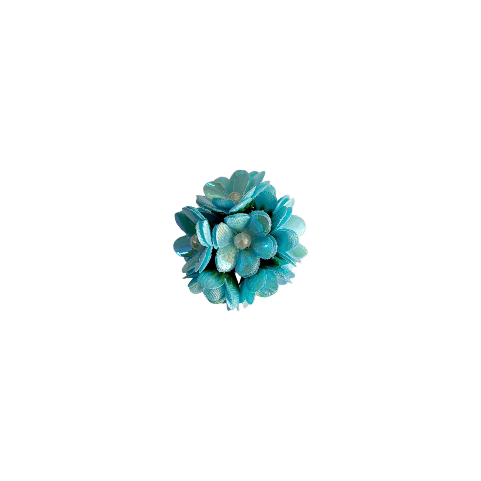 60 Pieces Small Rembo Fabric Craft and Decoration Flower for Craft Decor or Various Events - Design 138