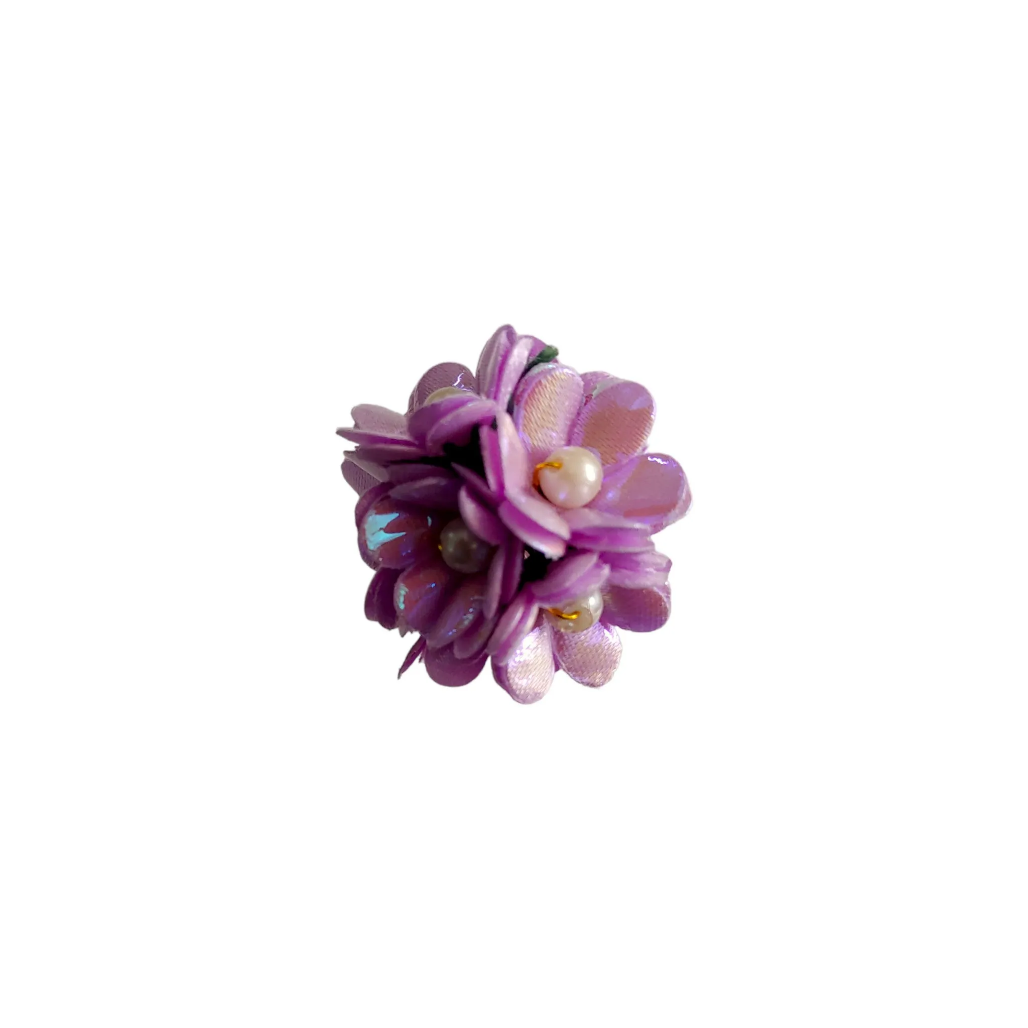 60 Pieces Small Rembo Fabric Craft and Decoration Flower for Craft Decor or Various Events - Design 138