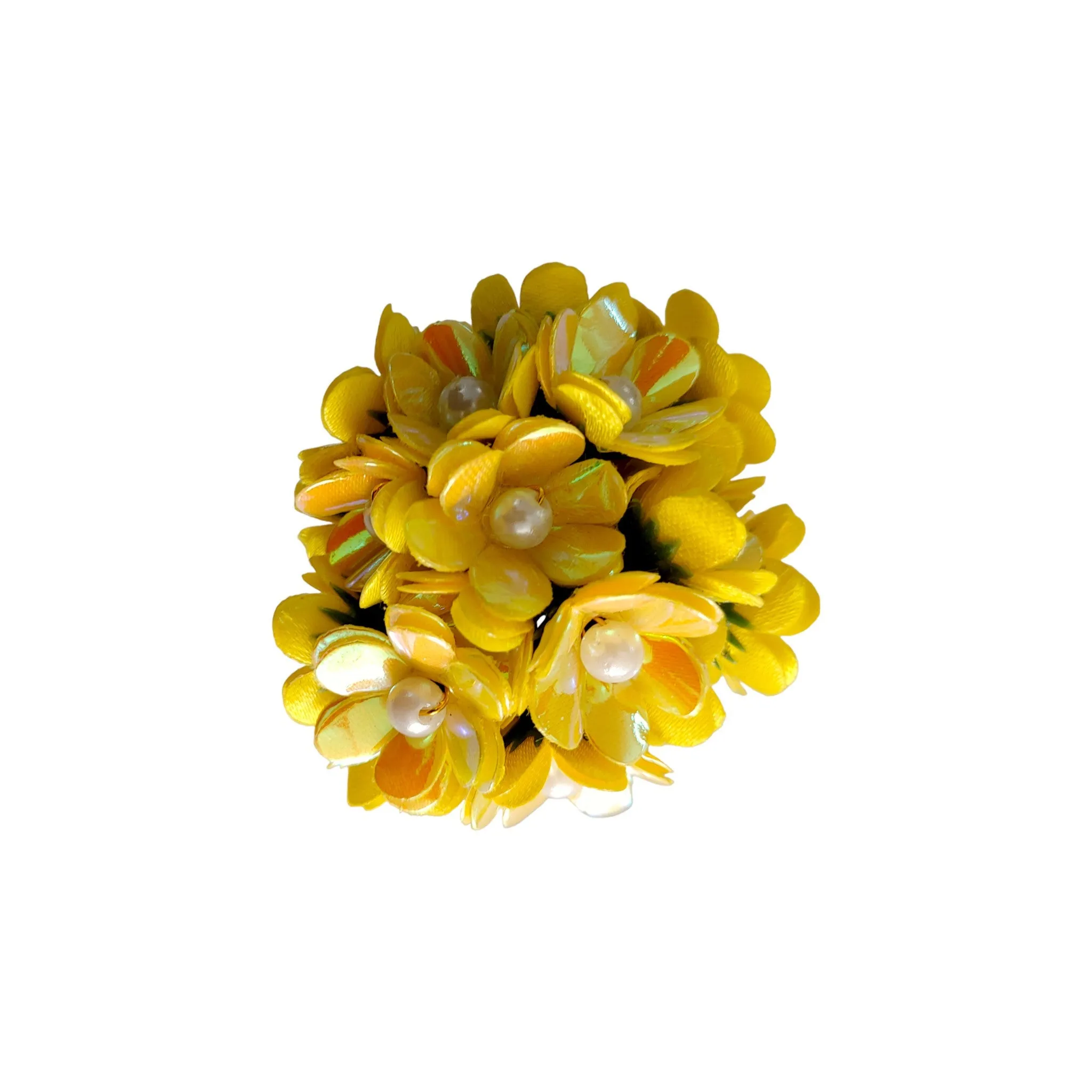 60 Pieces Small Rembo Fabric Craft and Decoration Flower for Craft Decor or Various Events - Design 138