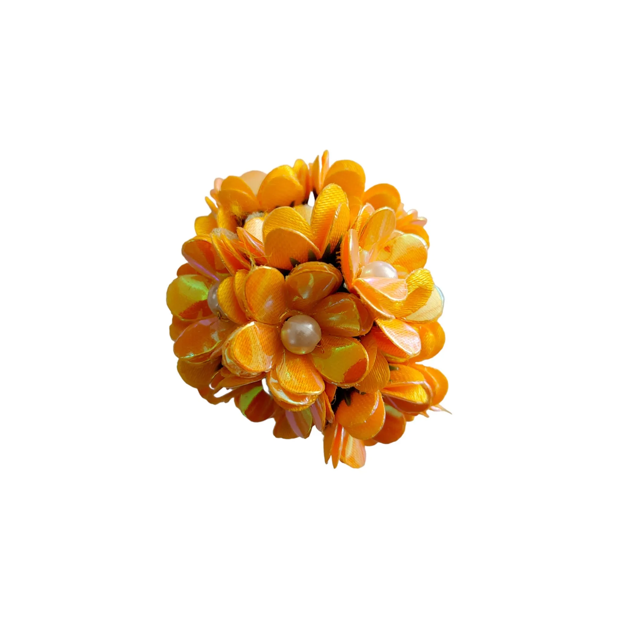 60 Pieces Small Rembo Fabric Craft and Decoration Flower for Craft Decor or Various Events - Design 138