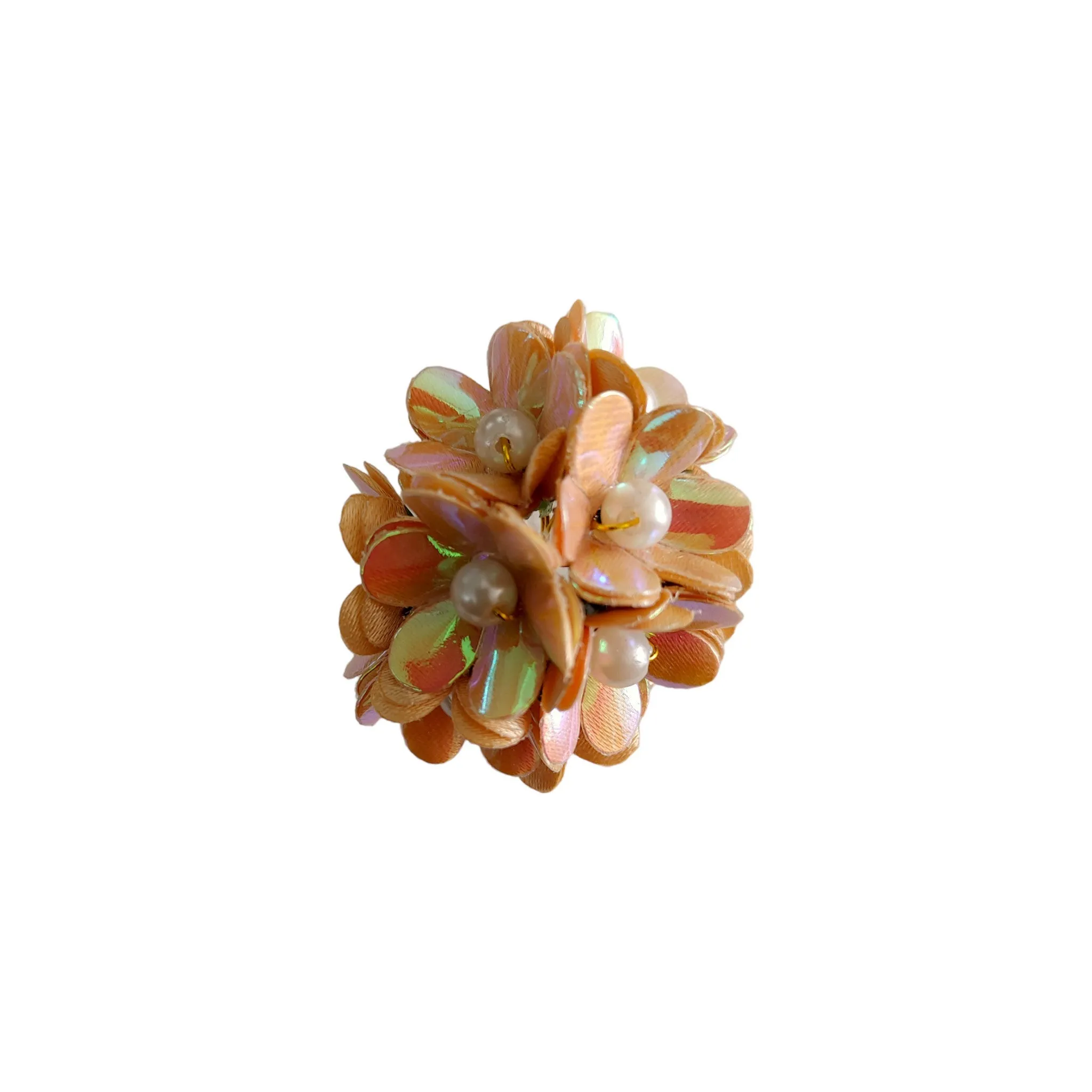 60 Pieces Small Rembo Fabric Craft and Decoration Flower for Craft Decor or Various Events - Design 138