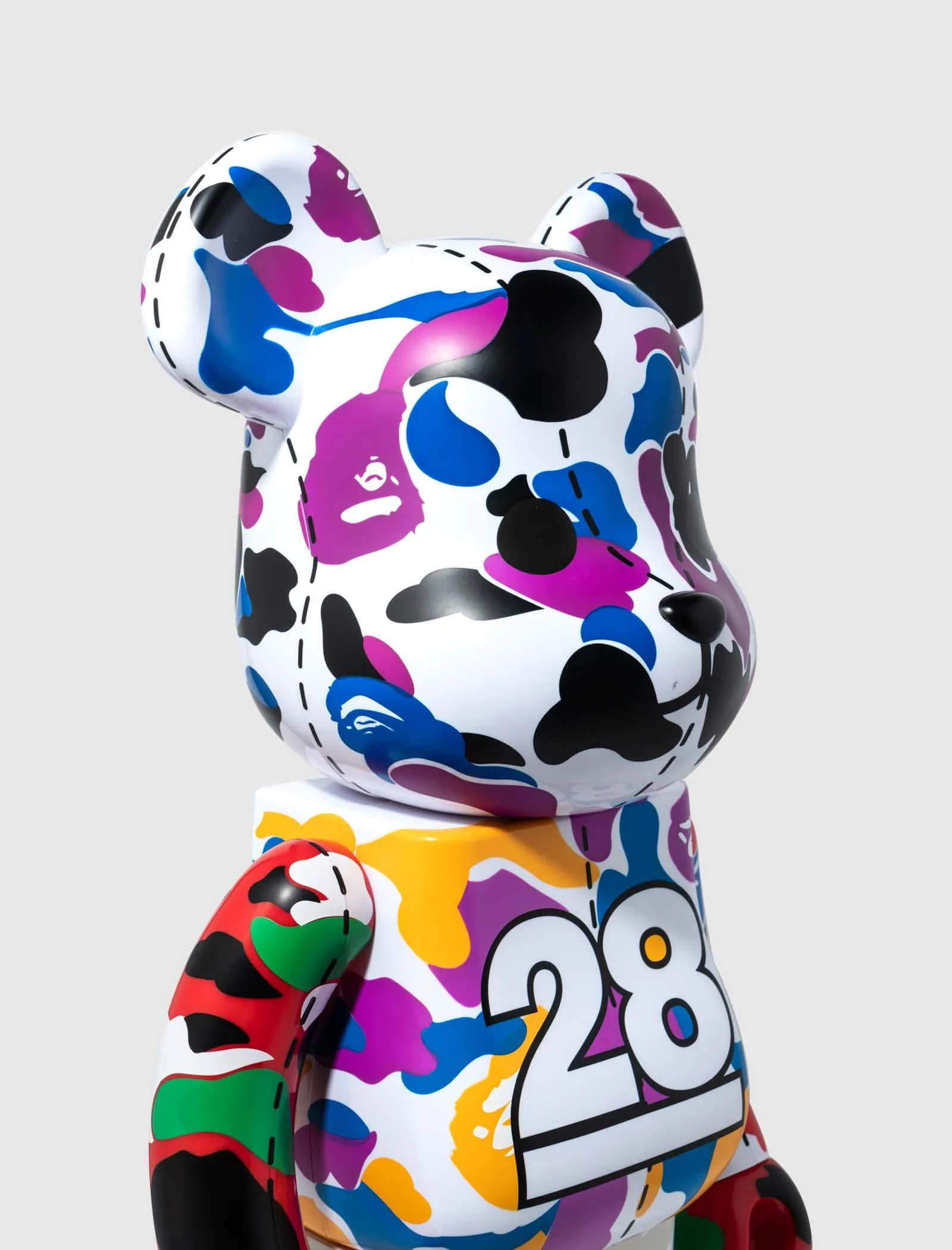 A BATHING APE 28TH ANNIVERSARY CAMO #2 1000% BEARBRICK