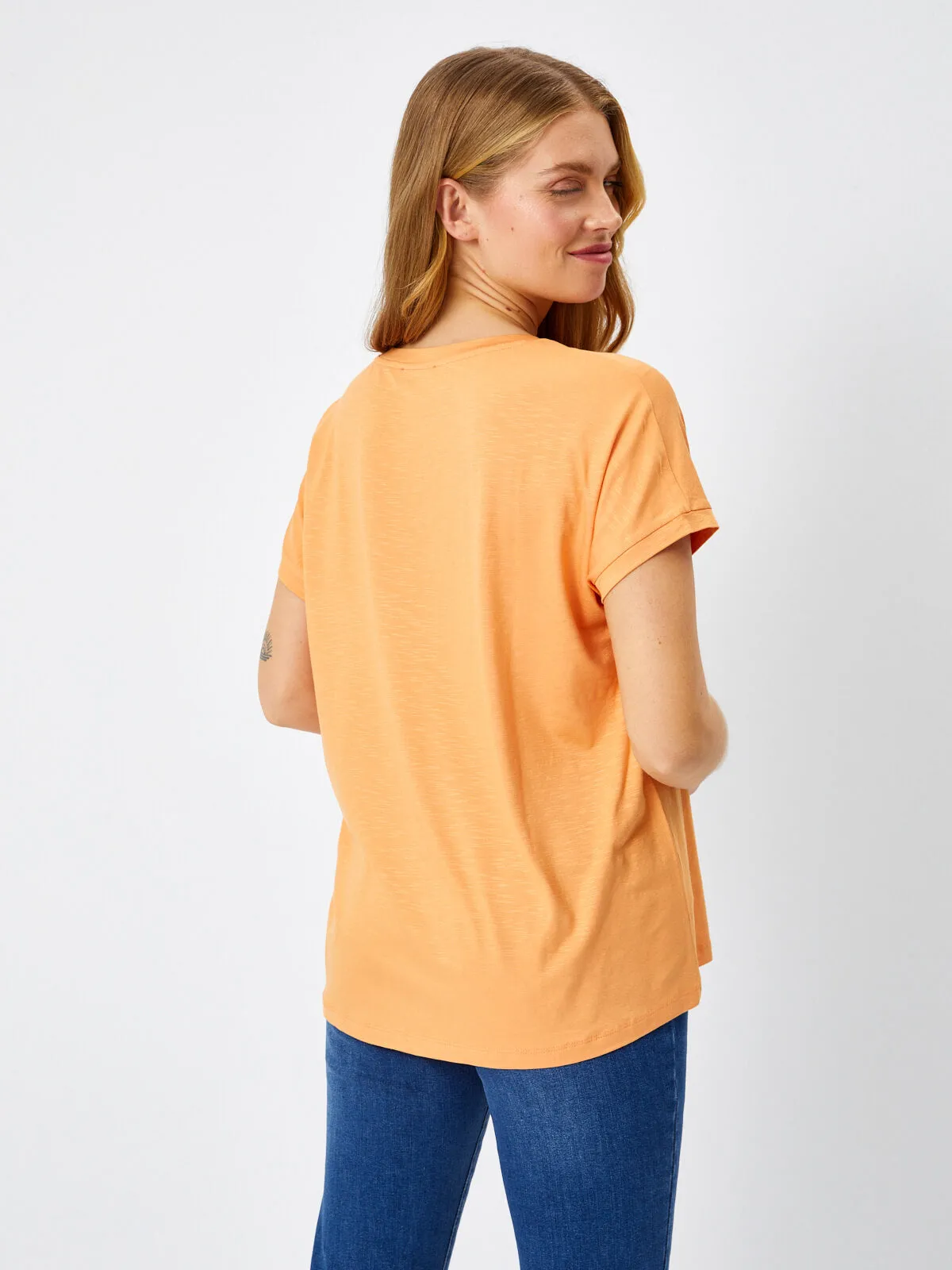 Apricot Crewneck T-Shirt 68016