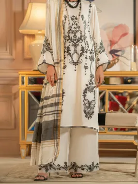 Black & White 3 Piece Blended Stitched - ALP-3PS-1661
