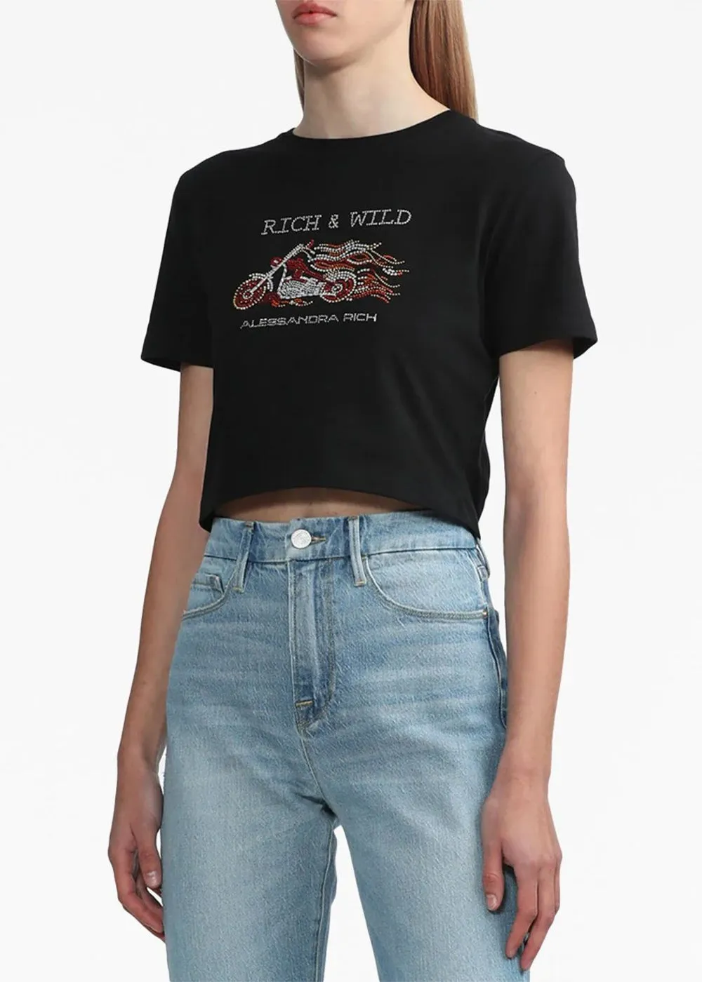 Black "Rich & Wild" T-Shirt