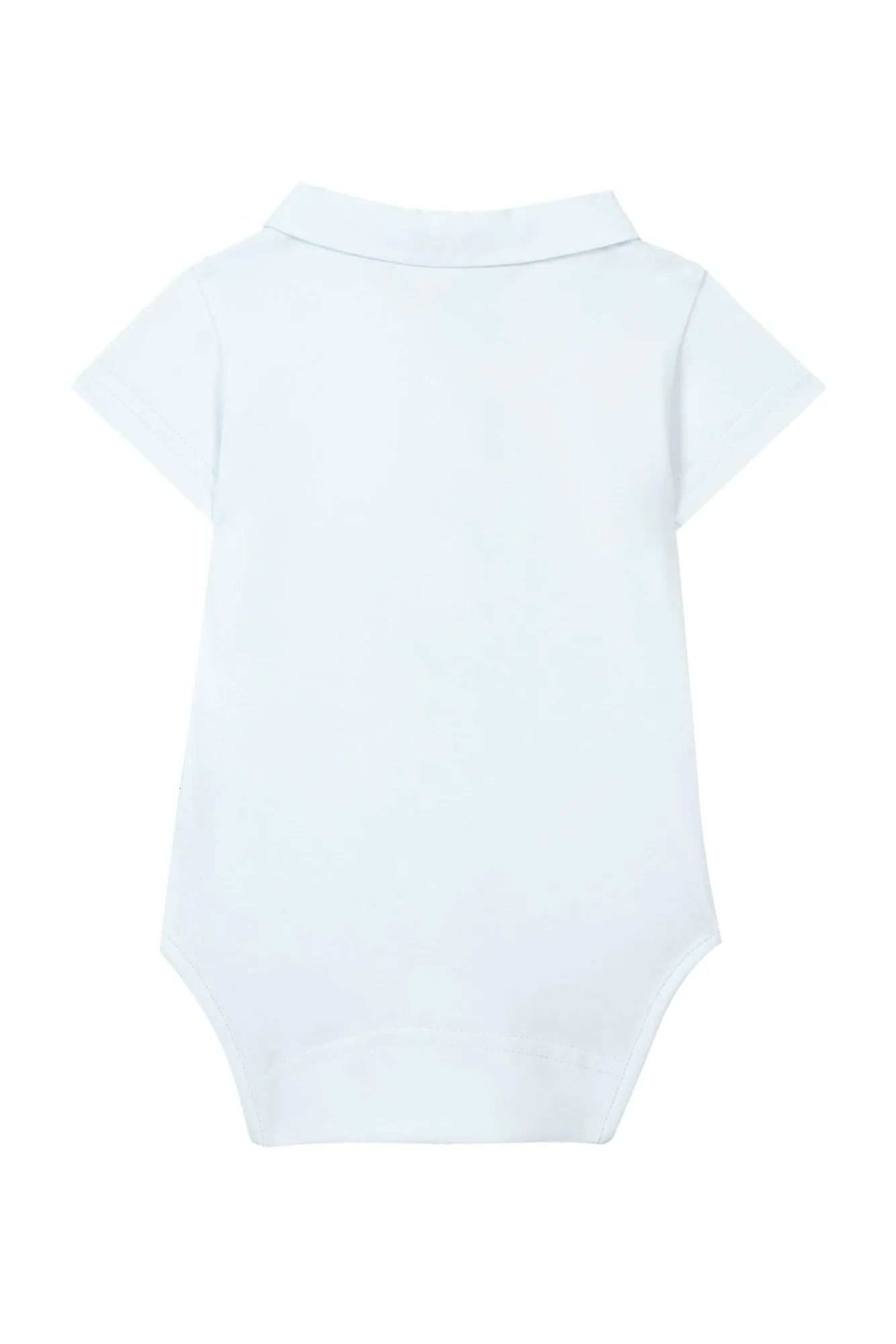 Bodysuit - Blue Embroidery Bear