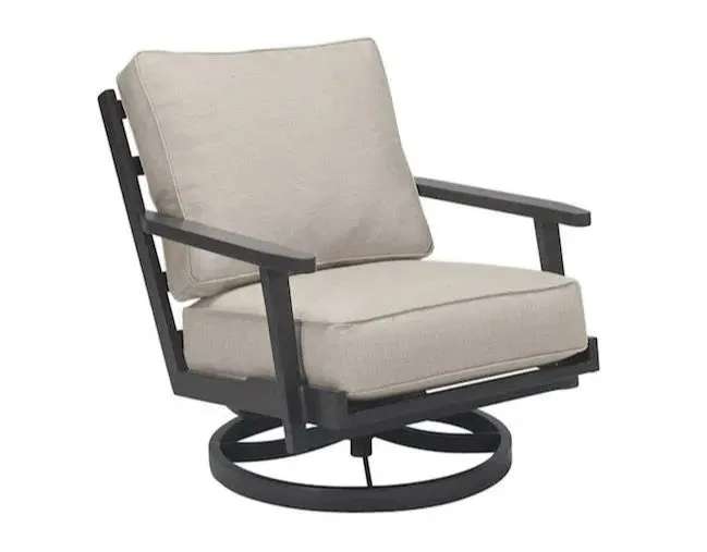 Coronado Outdoor 5pc Firepit Chat Set (Firepit  4 Swivel Rockers)