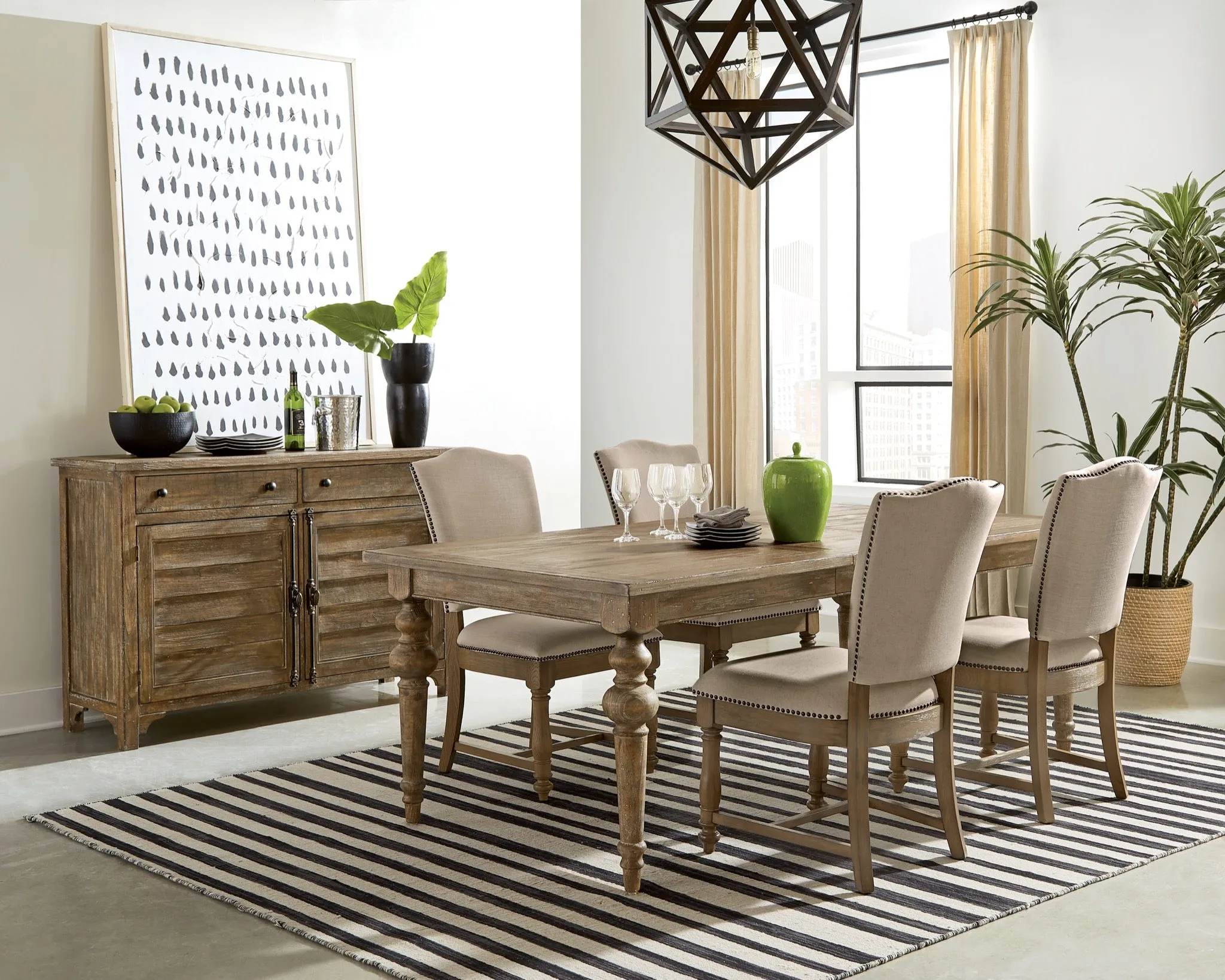 Flagstaff Extension (66-84") Dining Set