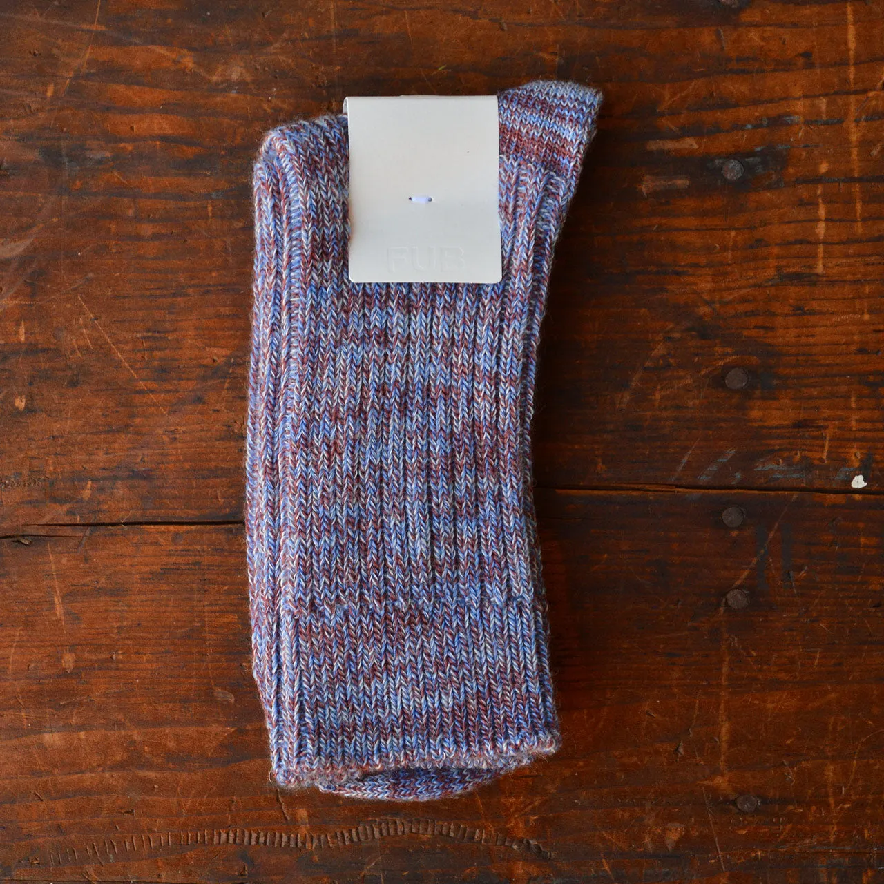 FUB Merino Wool Socks - Thick Melange Knit (Adults)