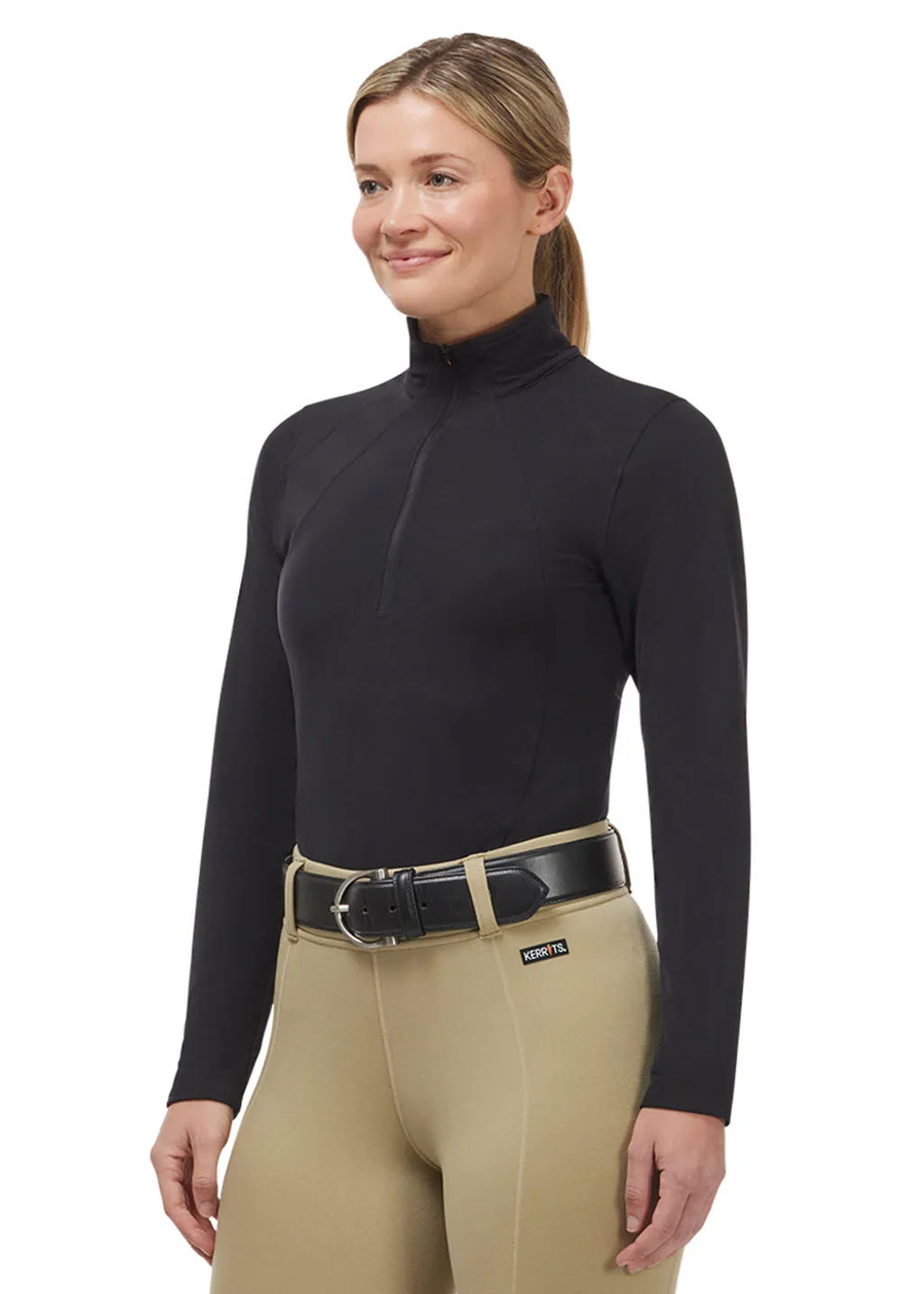 In Stride Quarter Zip Fleece Tech Top