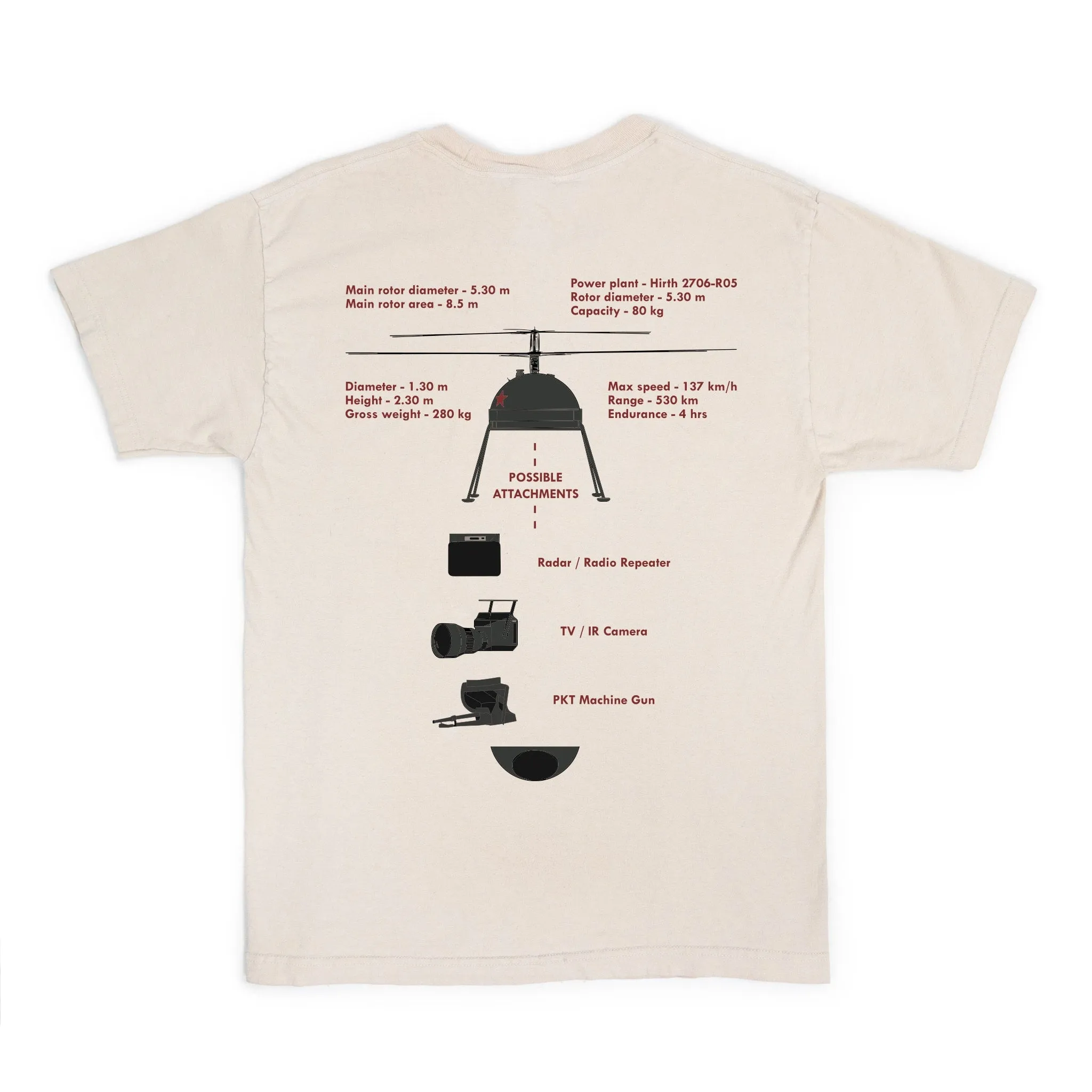 Ka-137 UAV Atamonica Tee