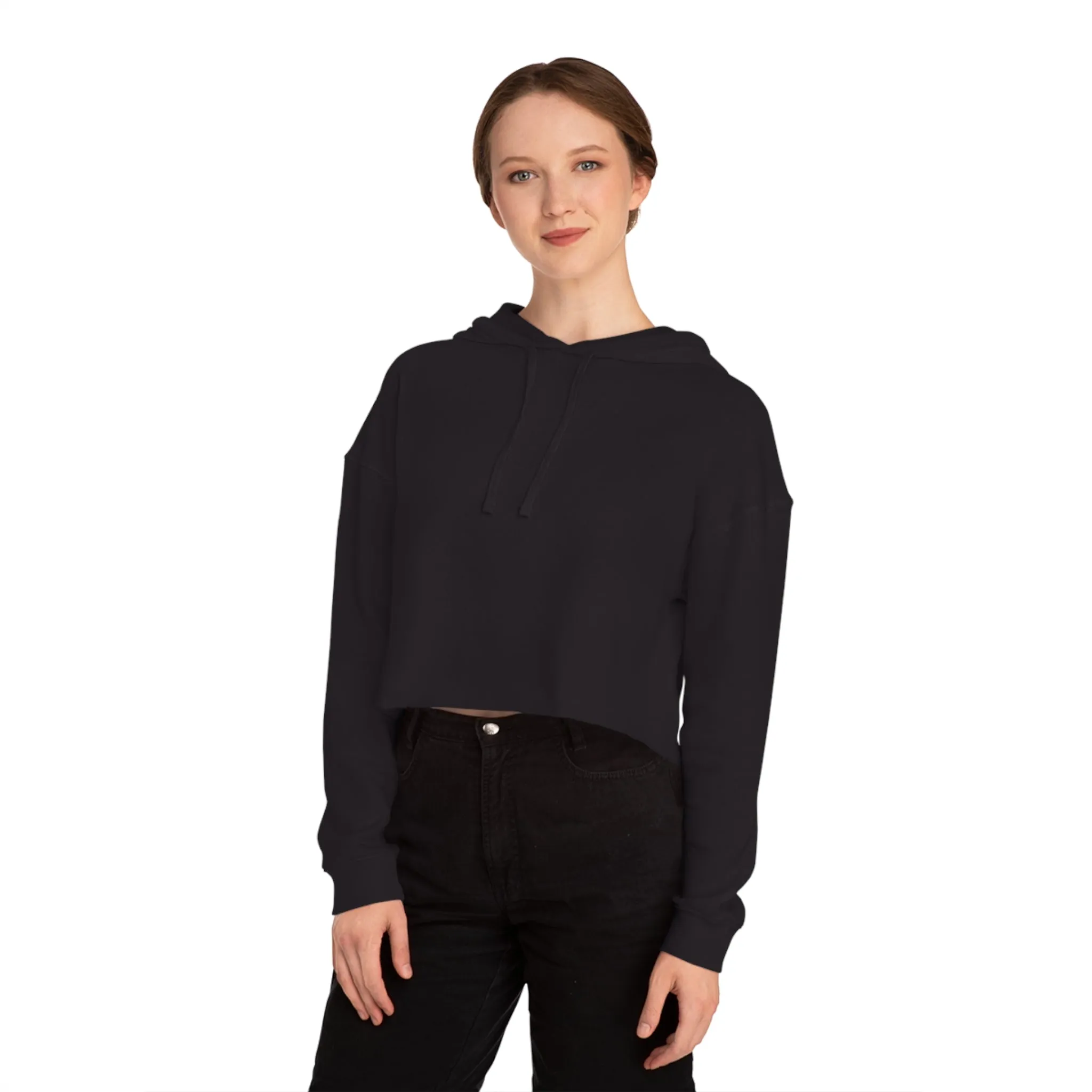 Link's Martial Arts Holiday Logo Women’s Cropped Hooded Sweatshirt