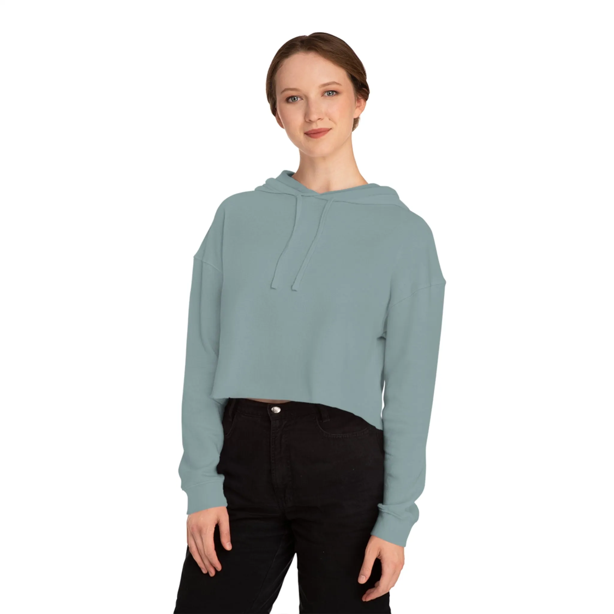 Link's Martial Arts Holiday Logo Women’s Cropped Hooded Sweatshirt
