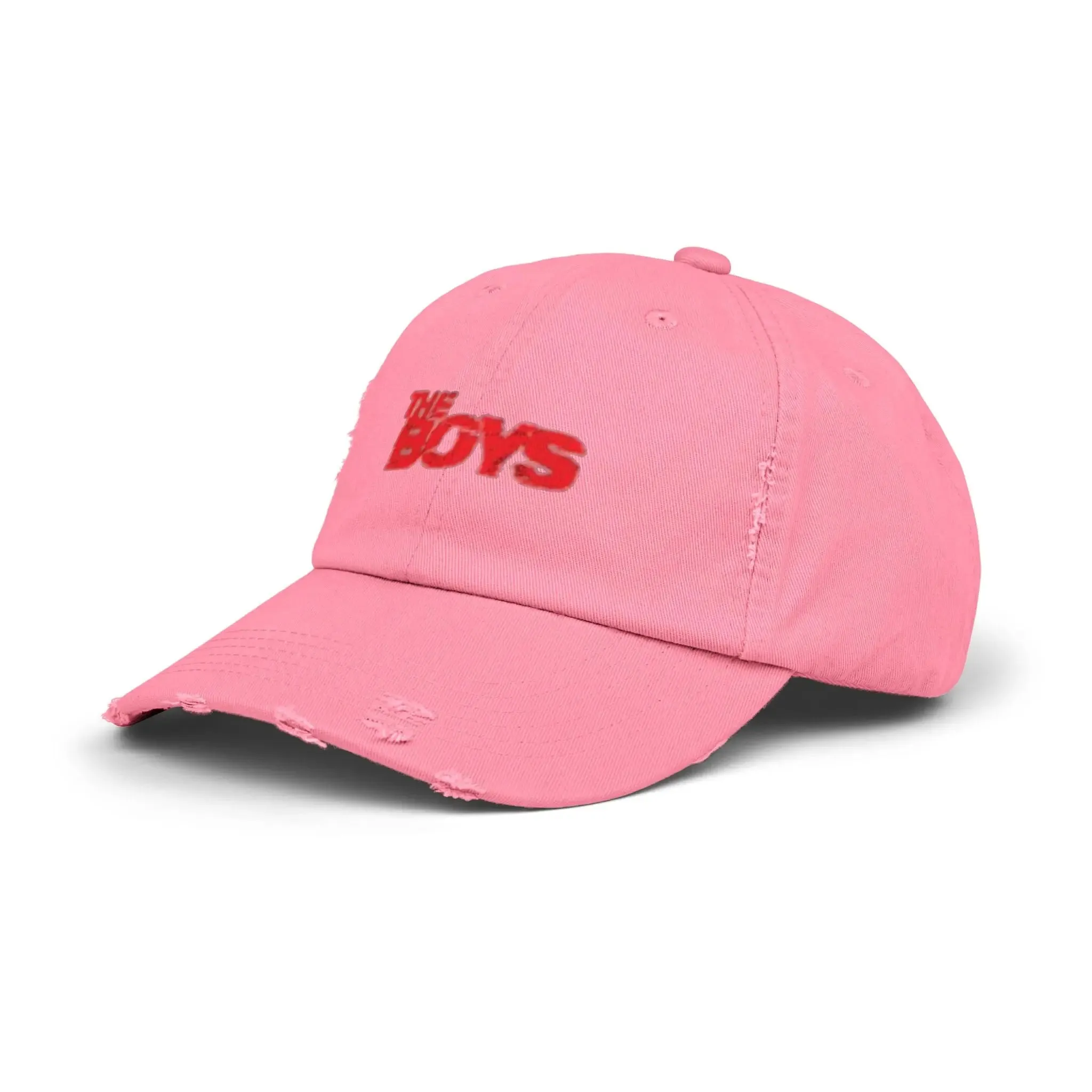MENS Distressed Cap with 'The Boys' Embroidery -casual hats