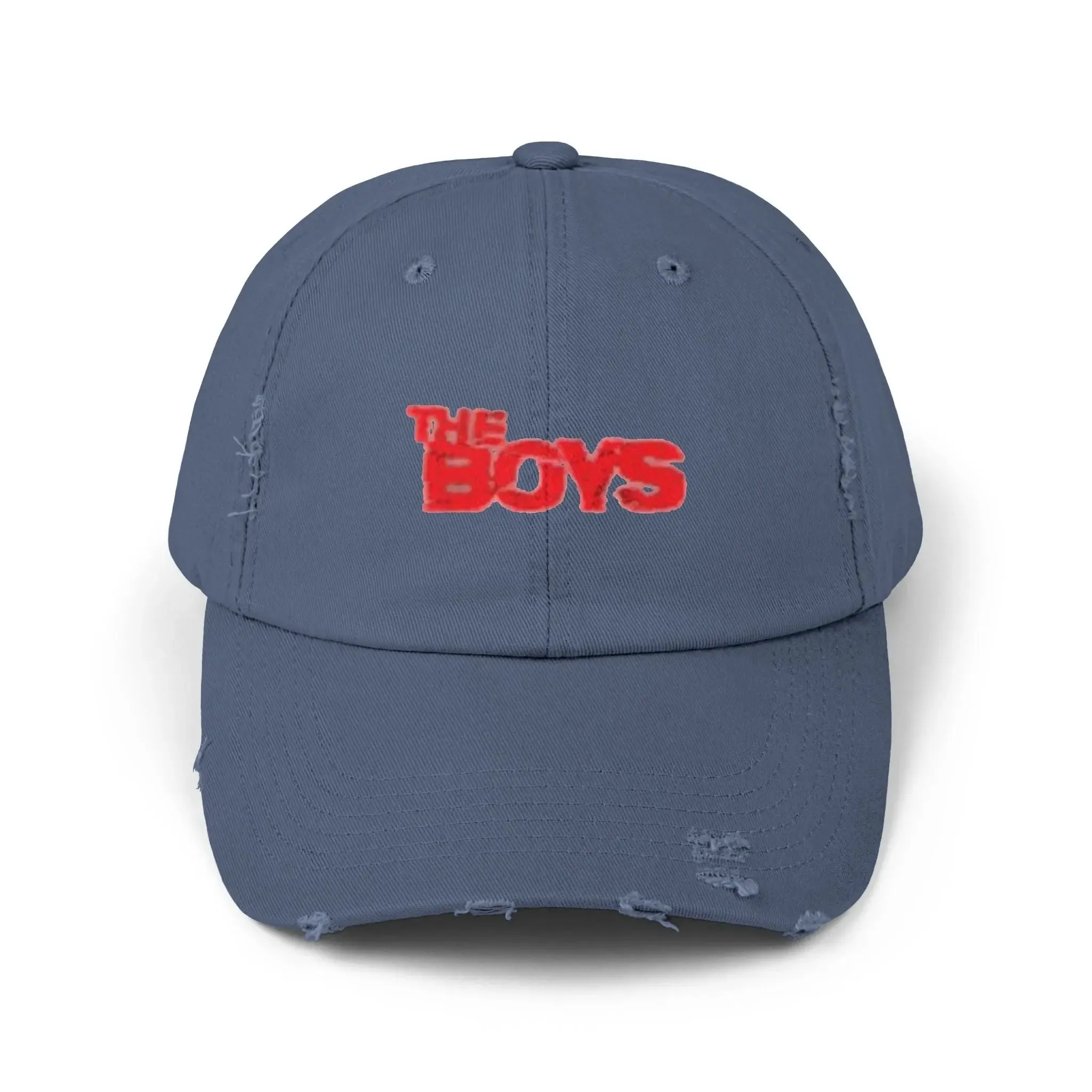 MENS Distressed Cap with 'The Boys' Embroidery -casual hats