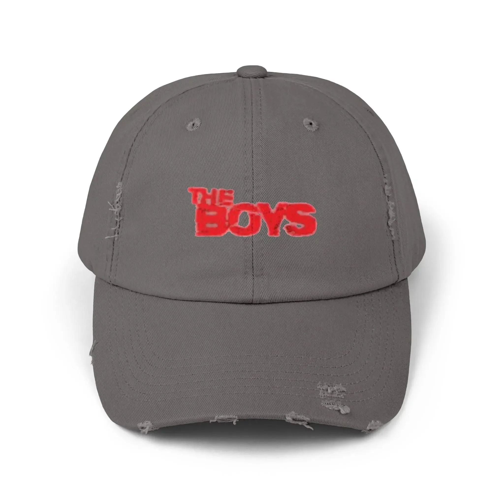 MENS Distressed Cap with 'The Boys' Embroidery -casual hats