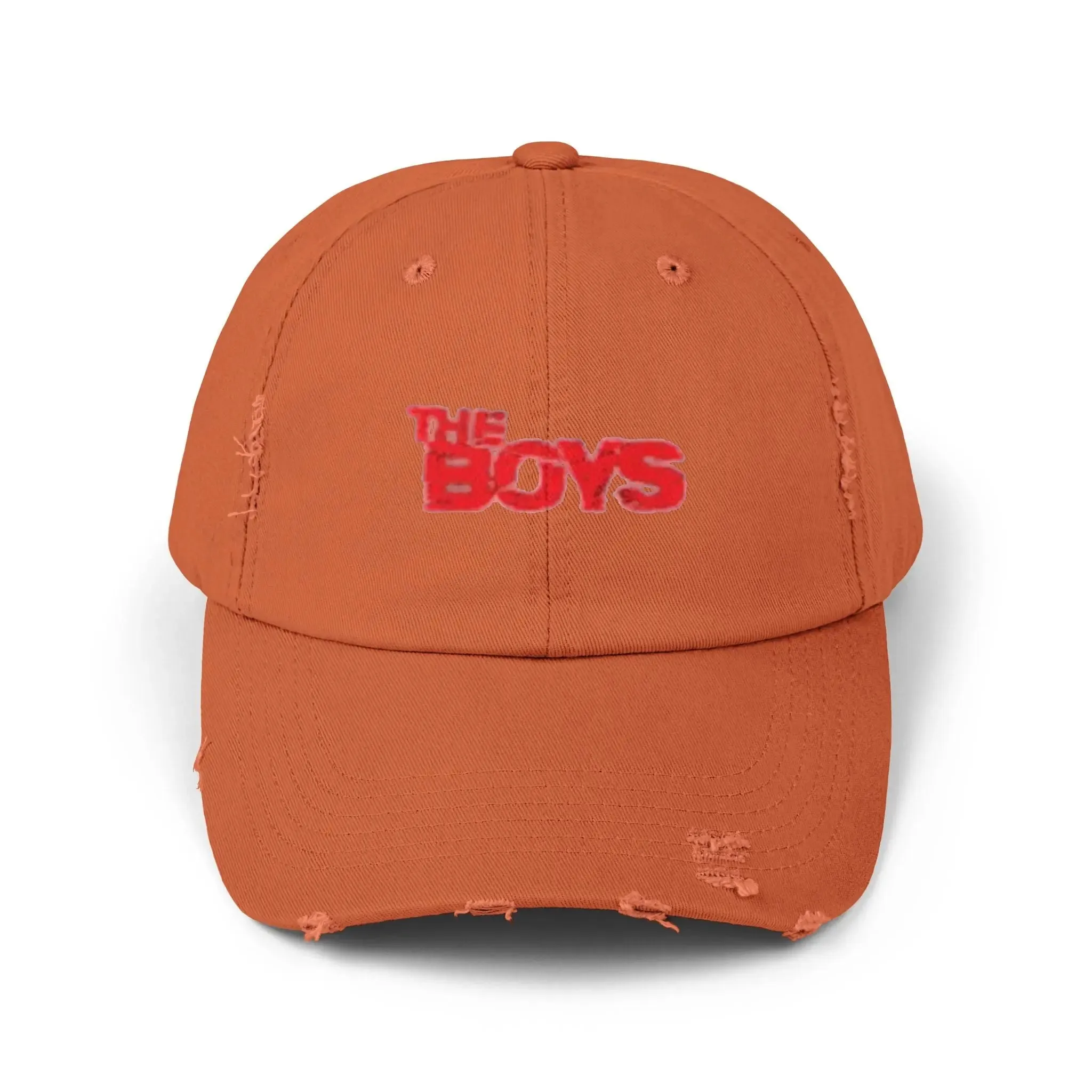 MENS Distressed Cap with 'The Boys' Embroidery -casual hats