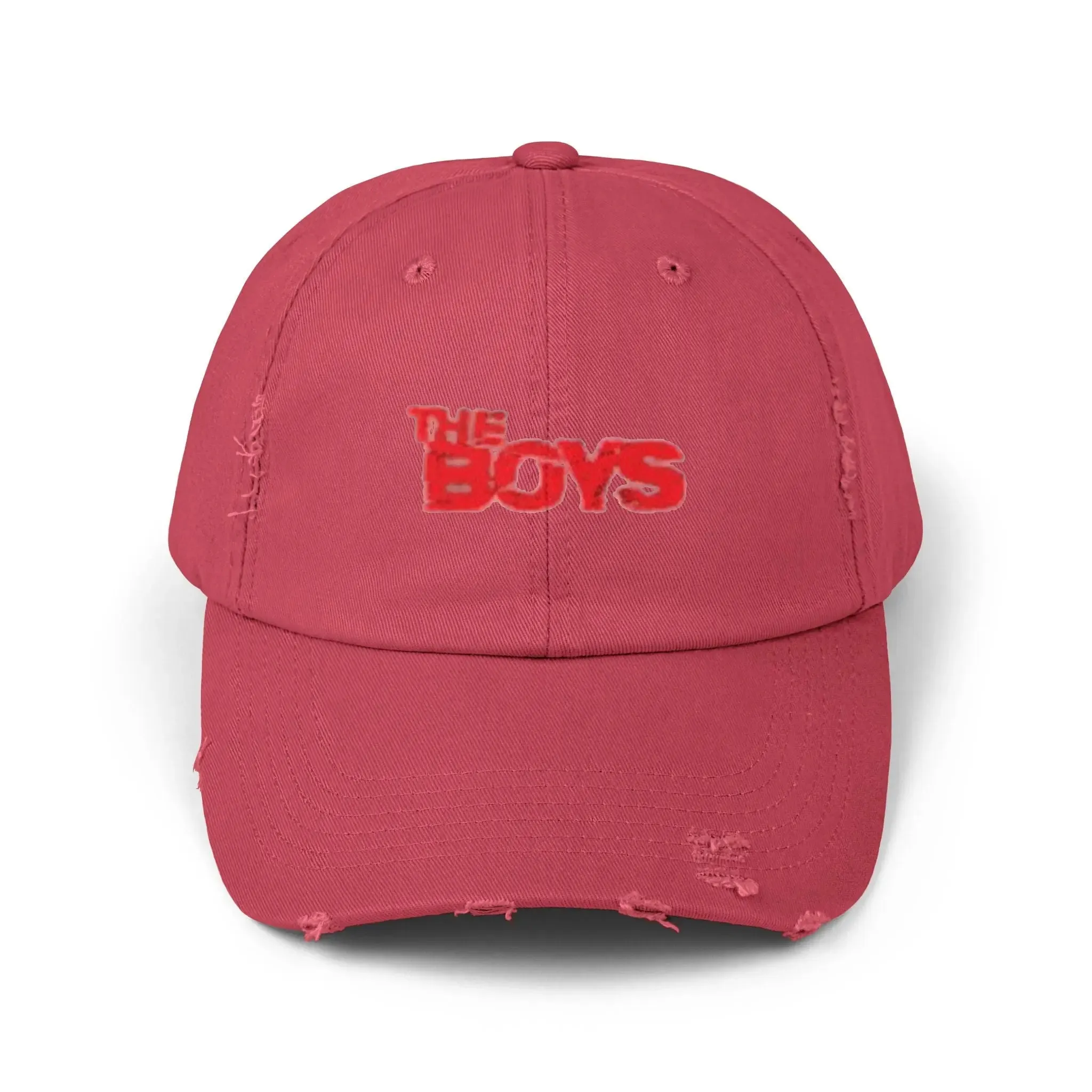 MENS Distressed Cap with 'The Boys' Embroidery -casual hats