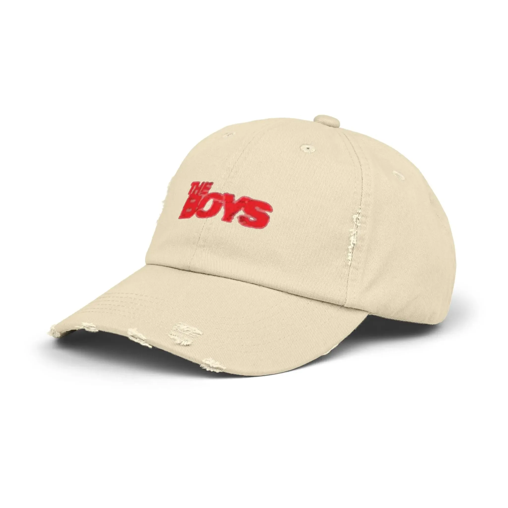 MENS Distressed Cap with 'The Boys' Embroidery -casual hats