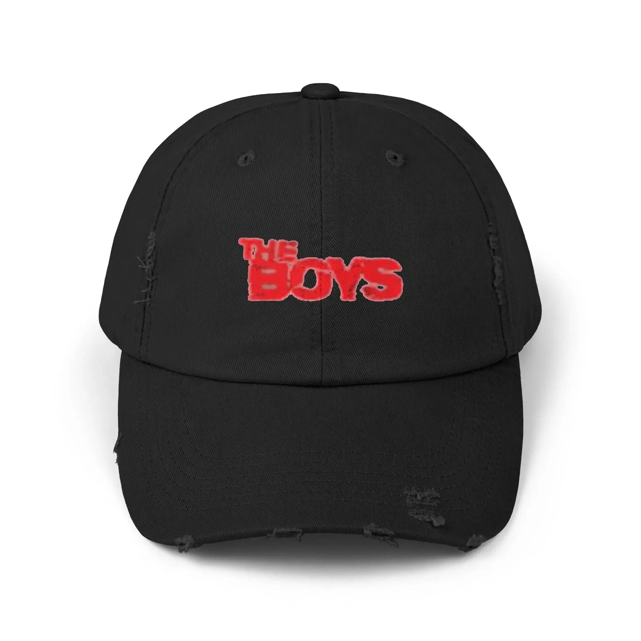 MENS Distressed Cap with 'The Boys' Embroidery -casual hats