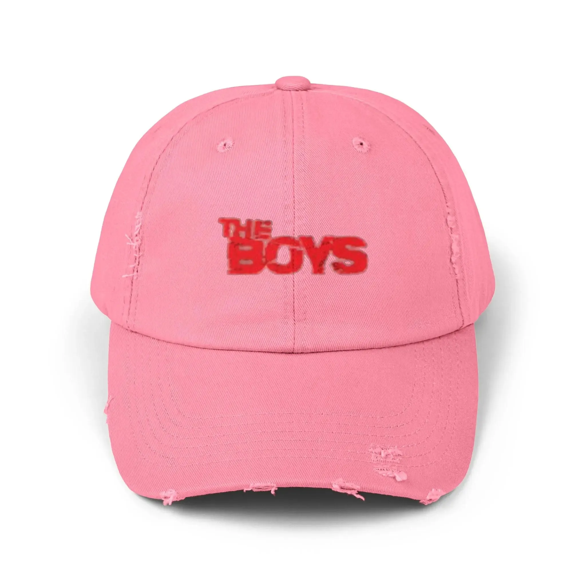 MENS Distressed Cap with 'The Boys' Embroidery -casual hats