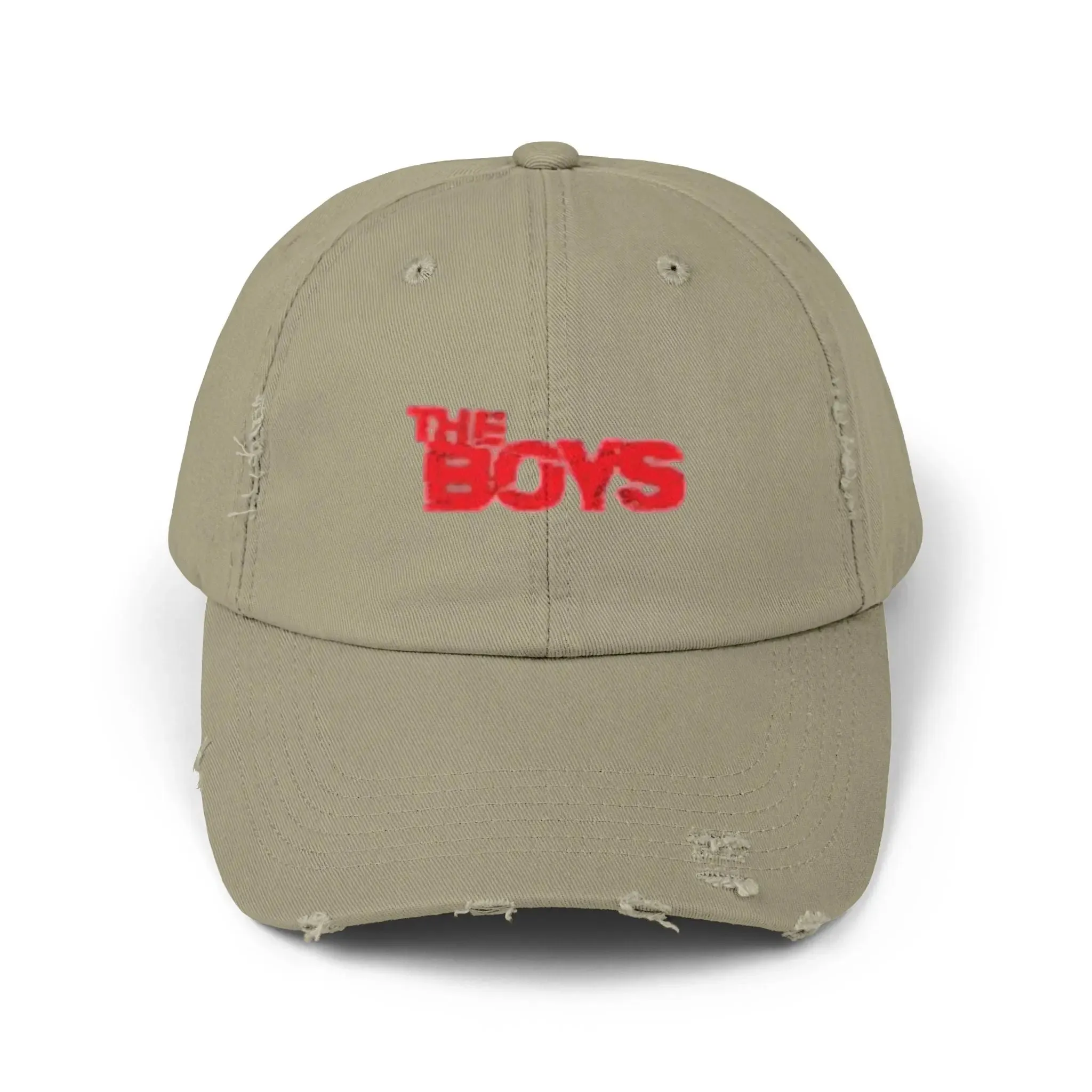 MENS Distressed Cap with 'The Boys' Embroidery -casual hats
