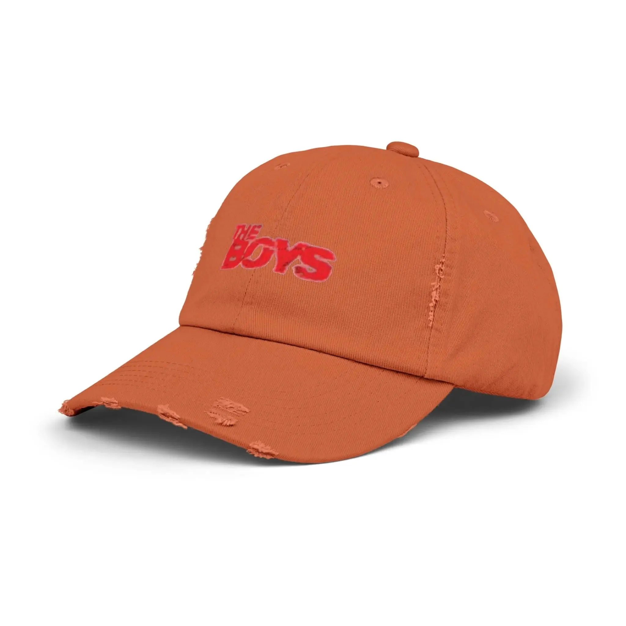 MENS Distressed Cap with 'The Boys' Embroidery -casual hats