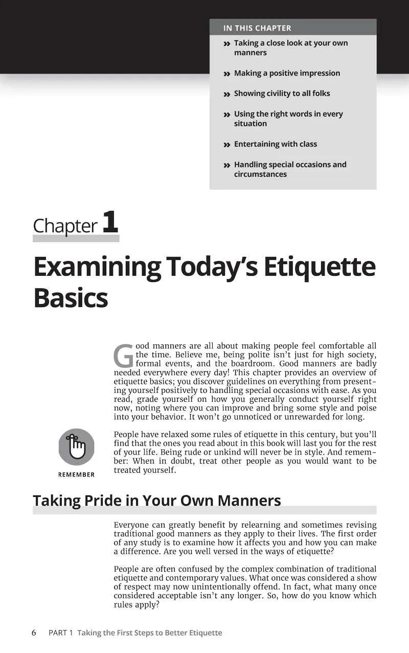 Modern Etiquette For Dummies - Master Dining Etiquette, Enhance Personal Style, Professional Image, Learn Polite Conversation, Model Good Manners, Grooming, Emails, Social Media Posts, Hosting & More!
