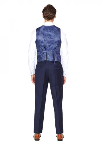 Navy Low Cut Vest
