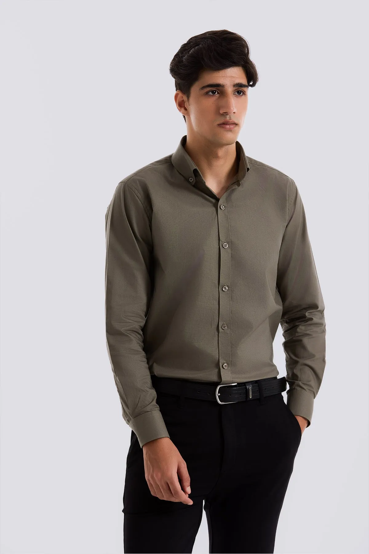 Oxford Ash Grey Shirt
