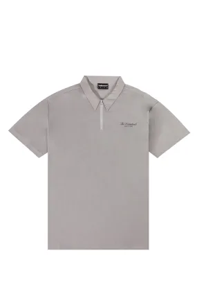 Script Half-Zip Shirt