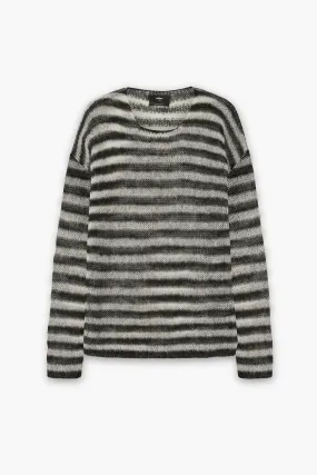 Stripe Jumper | Black & Dirty White