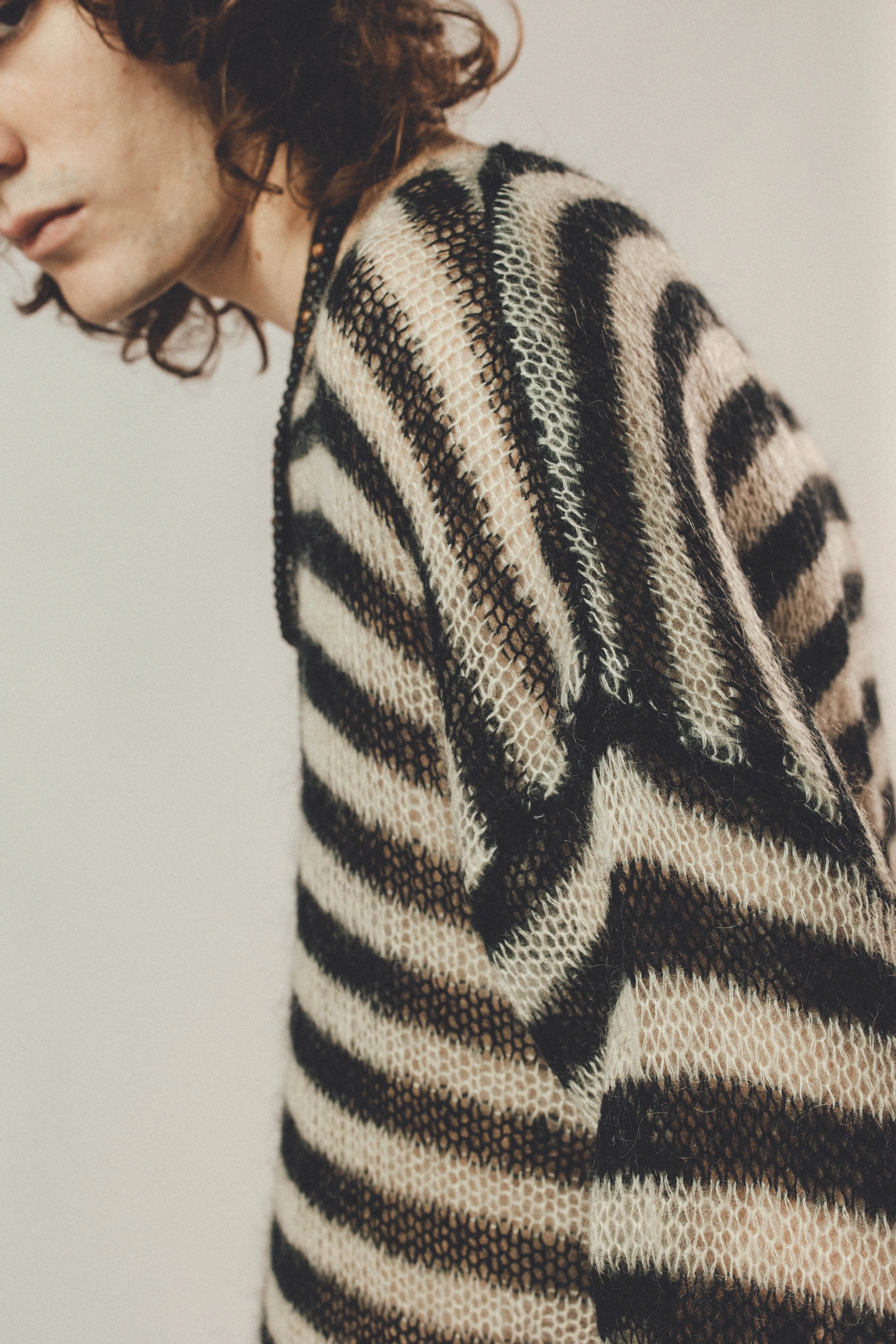 Stripe Jumper | Black & Dirty White