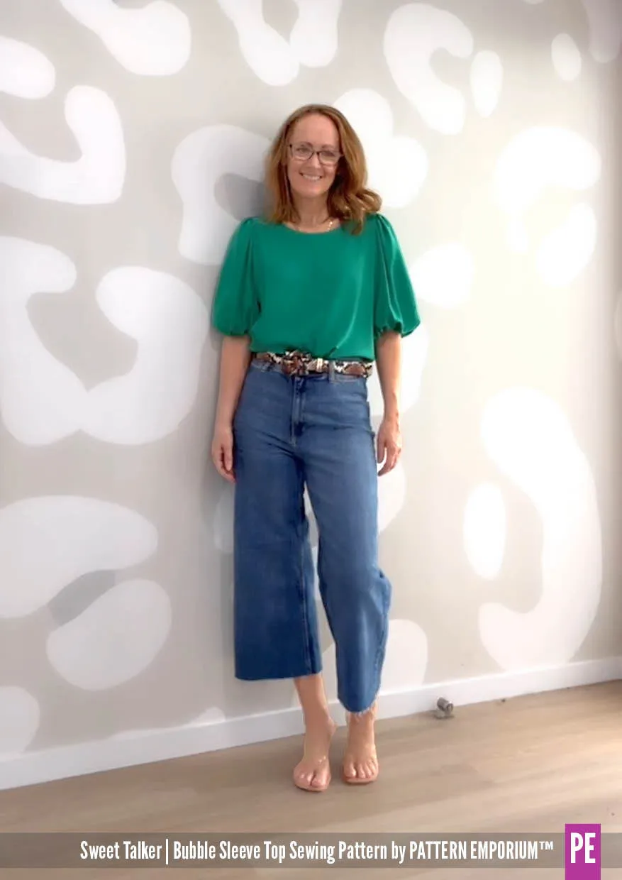 Sweet Talker | Bubble Sleeve Top Sewing Pattern