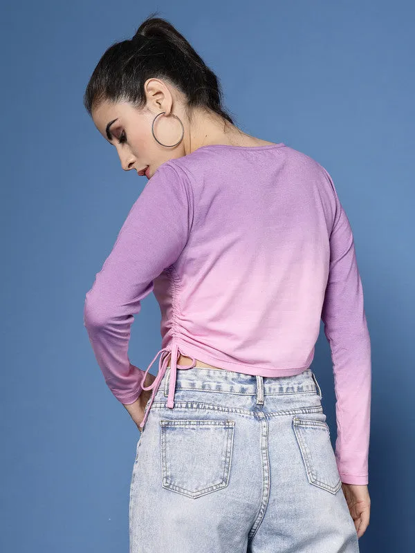 Tie & Dye Odour Free Crop Top For Women