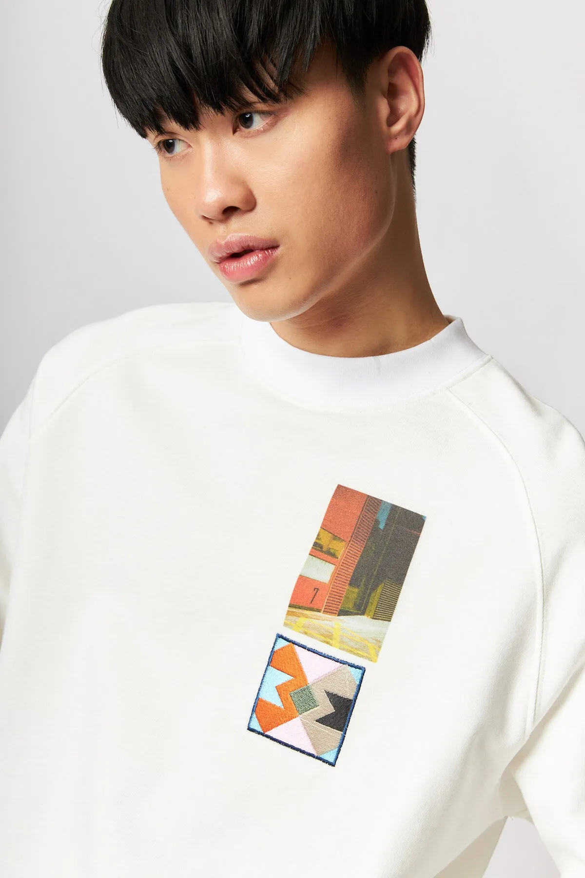 x The Wasted Hour Sweater White